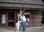 Mary & Jerry Stackpole hosting at Shannahan Cabin